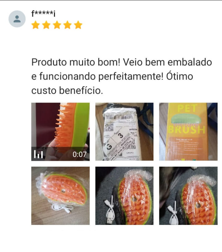 Print de avaliação 5 estrelas de tutor VapoPet (2)