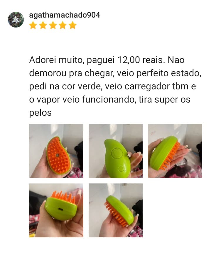 Print de avaliação 5 estrelas de tutor VapoPet (3)