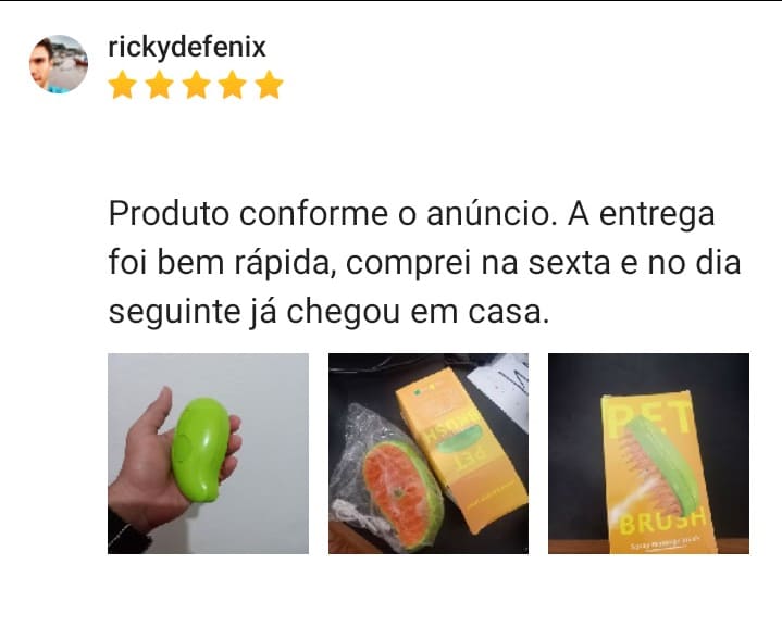 Print de avaliação 5 estrelas de tutor VapoPet (29)